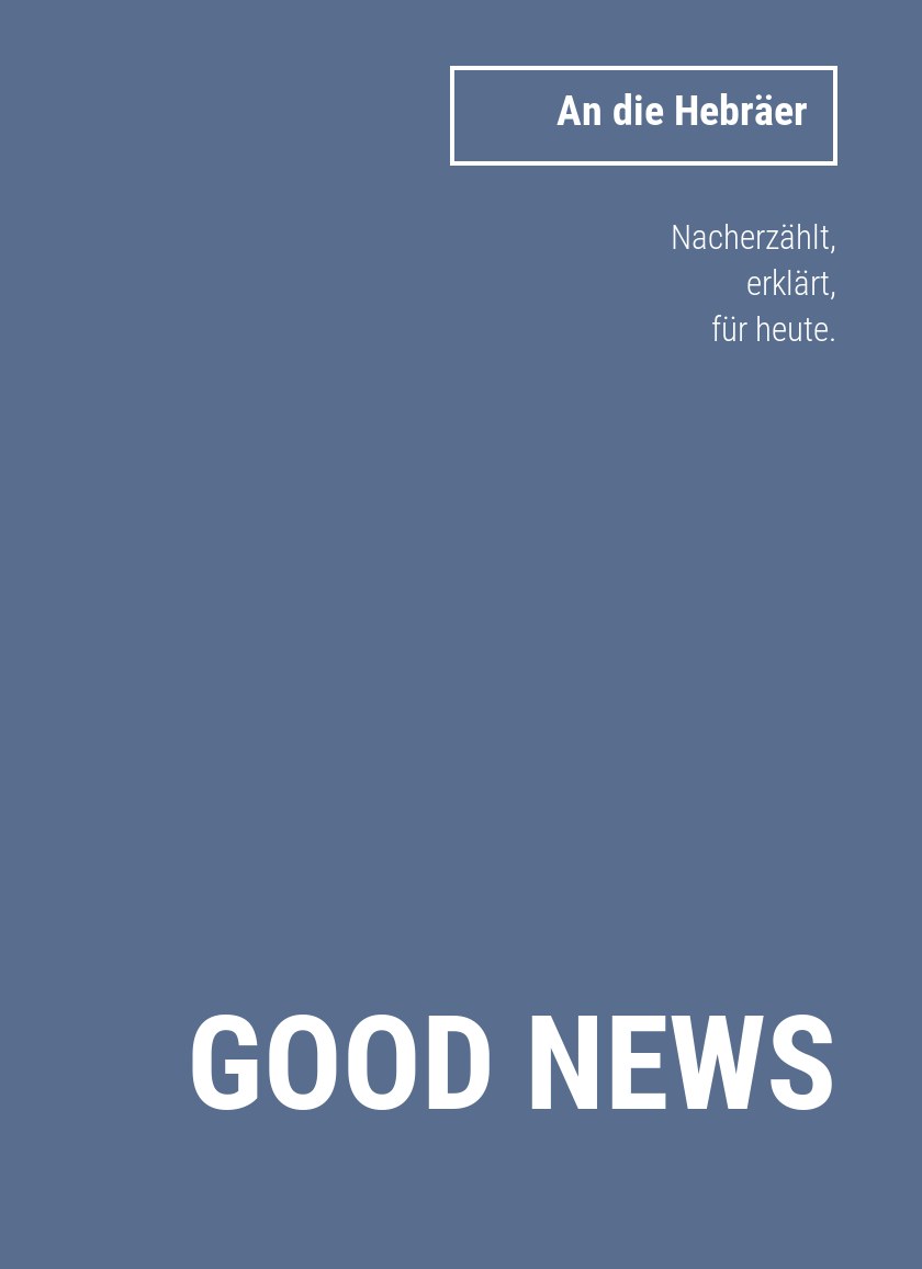 Buchcover: An die Hebräer